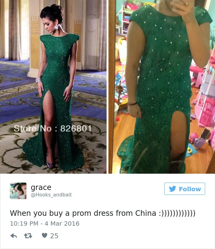 Teens Are Sharing Prom Dresses They Regret Buying Online And It's Hilarious