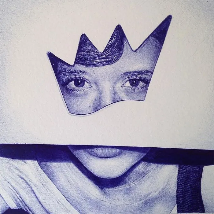 Realistic Drawings With A Ballpoint Pen
