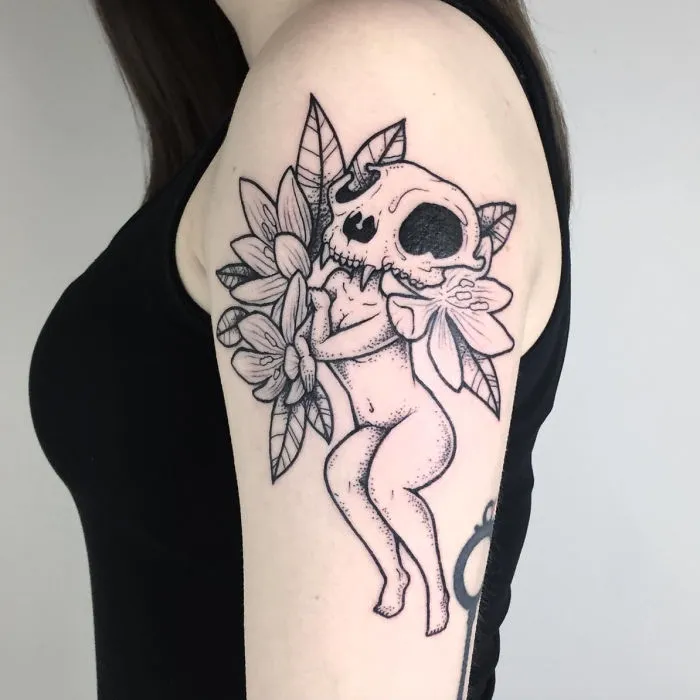 65 Strangely Beautiful Tattoos Of Headless Girls By Molly Jean