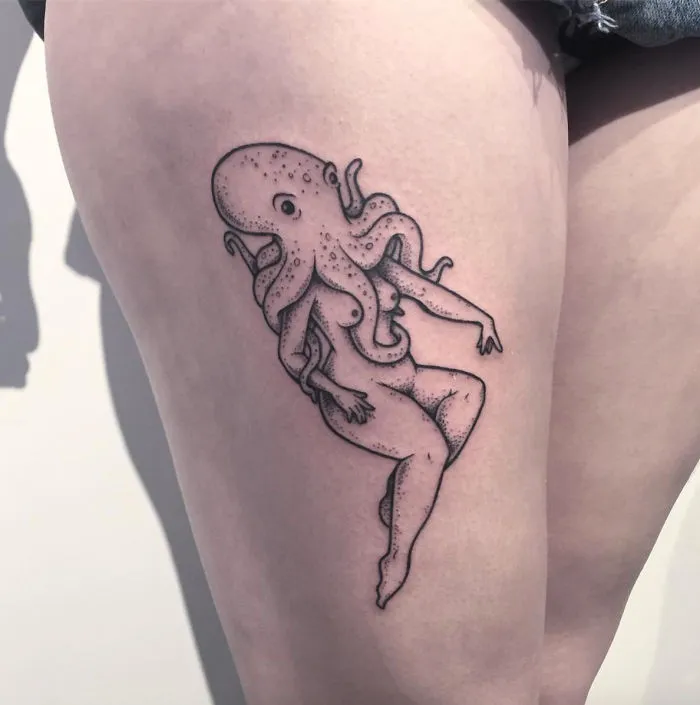 65 Strangely Beautiful Tattoos Of Headless Girls By Molly Jean