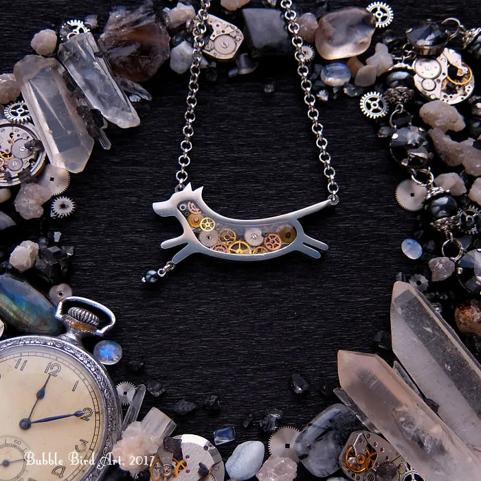 This Ukrainian Artist Creates Animal-Inspired Steampunk Jewelry