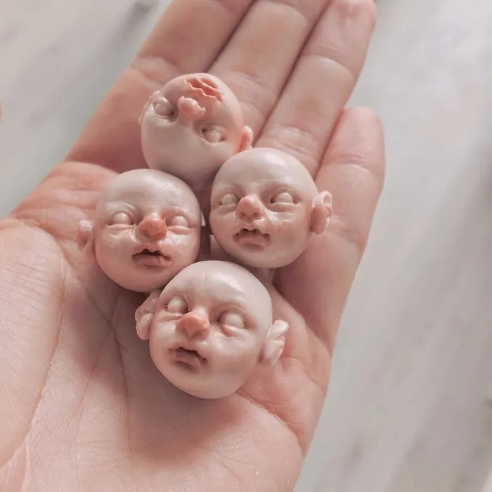 Unsettling Baby Carving Sculptures By Qixuan Lim