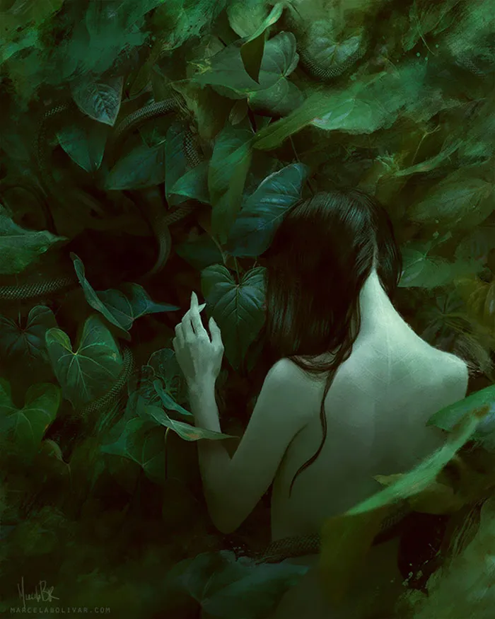 I Create Sinister Digital Art That Shows Nature In A Constant Tension With The Human Body