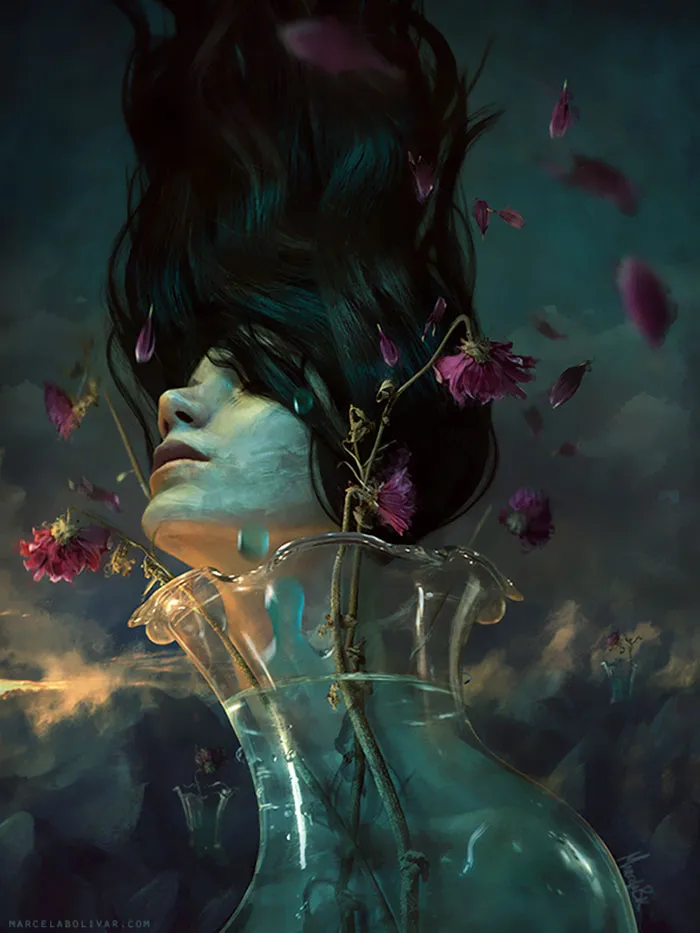 I Create Sinister Digital Art That Shows Nature In A Constant Tension With The Human Body