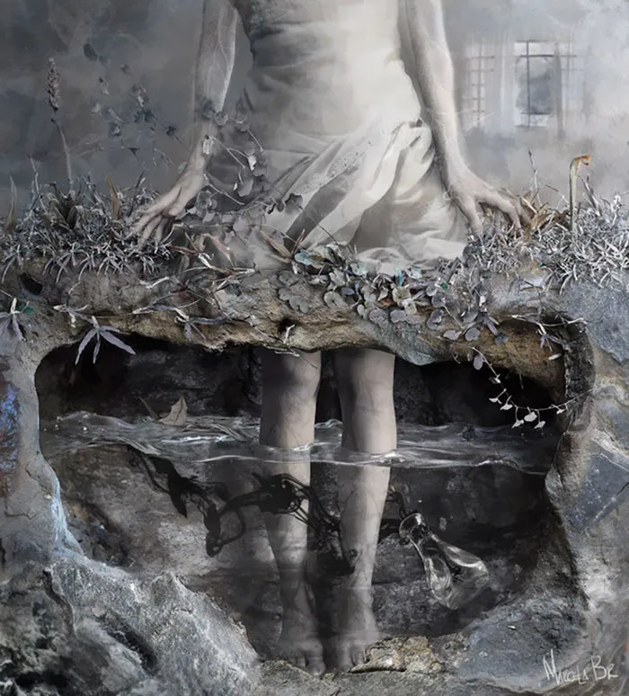 I Create Sinister Digital Art That Shows Nature In A Constant Tension With The Human Body