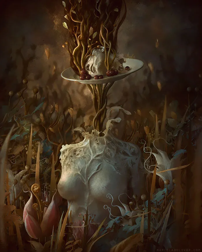 I Create Sinister Digital Art That Shows Nature In A Constant Tension With The Human Body