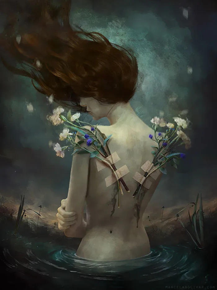 I Create Sinister Digital Art That Shows Nature In A Constant Tension With The Human Body