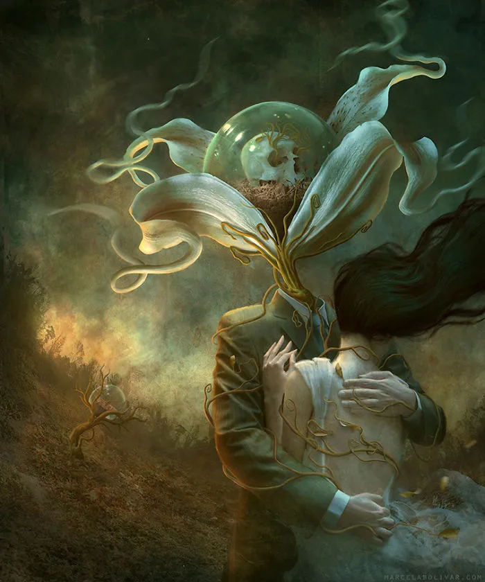I Create Sinister Digital Art That Shows Nature In A Constant Tension With The Human Body