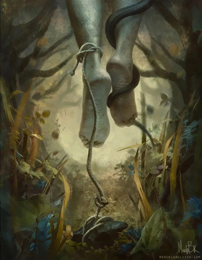 I Create Sinister Digital Art That Shows Nature In A Constant Tension With The Human Body