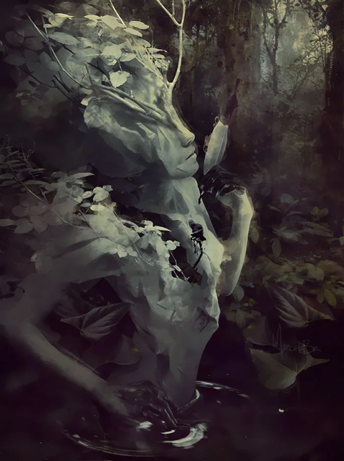 I Create Sinister Digital Art That Shows Nature In A Constant Tension With The Human Body
