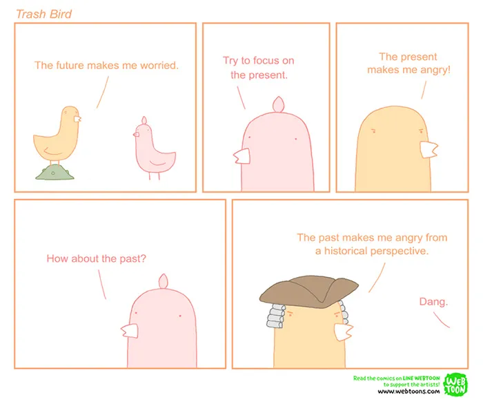 33 Trash Bird Comics By Reza Farazmand
