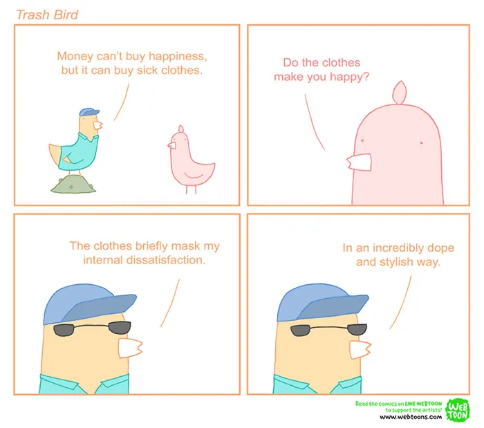 33 Trash Bird Comics By Reza Farazmand