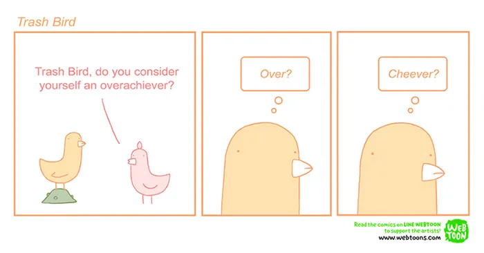 33 Trash Bird Comics By Reza Farazmand
