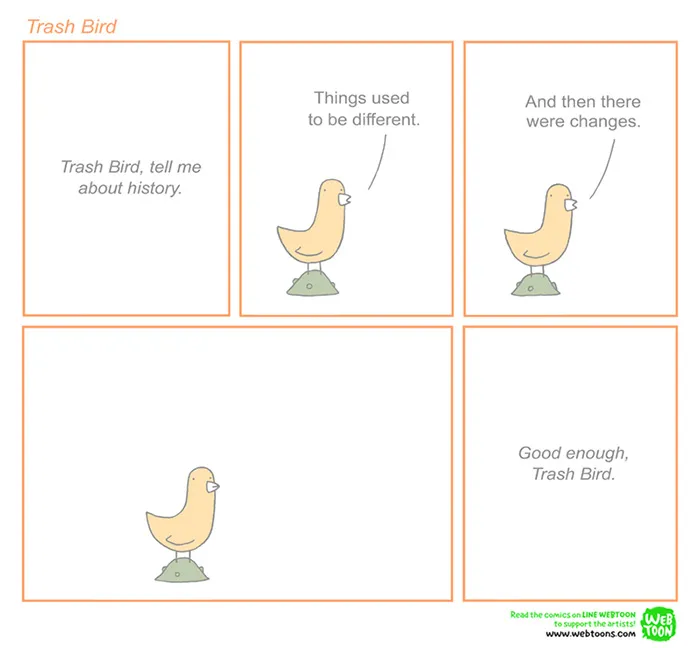 33 Trash Bird Comics By Reza Farazmand