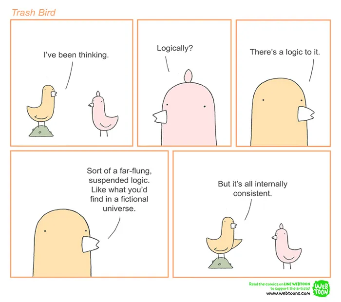 33 Trash Bird Comics By Reza Farazmand