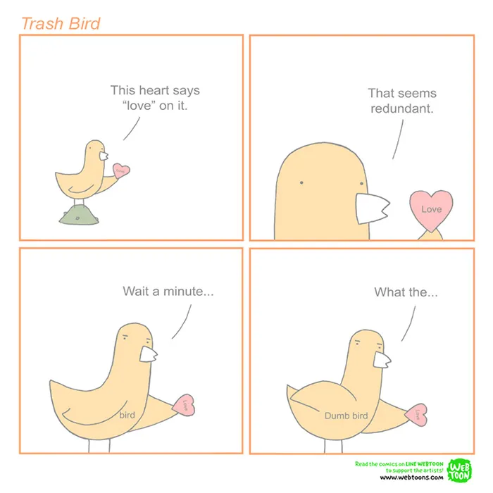 33 Trash Bird Comics By Reza Farazmand