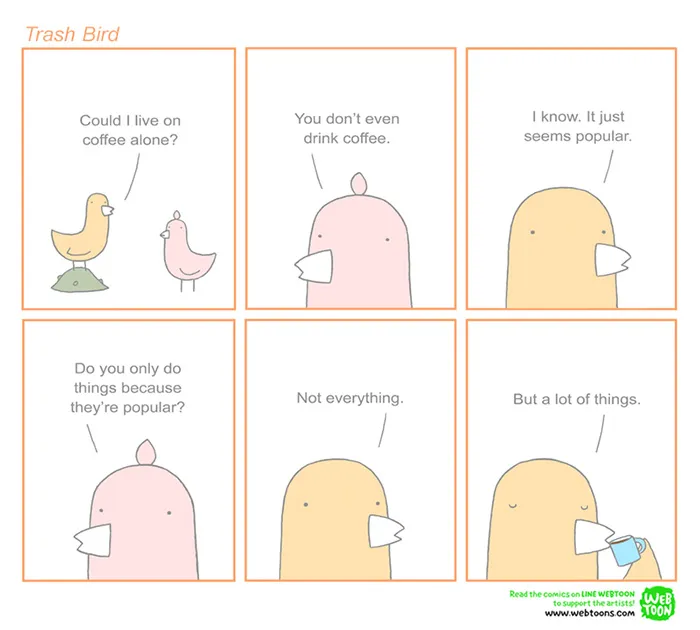 33 Trash Bird Comics By Reza Farazmand