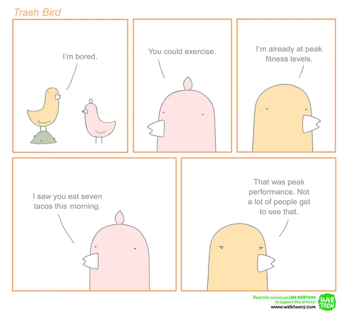33 Trash Bird Comics By Reza Farazmand