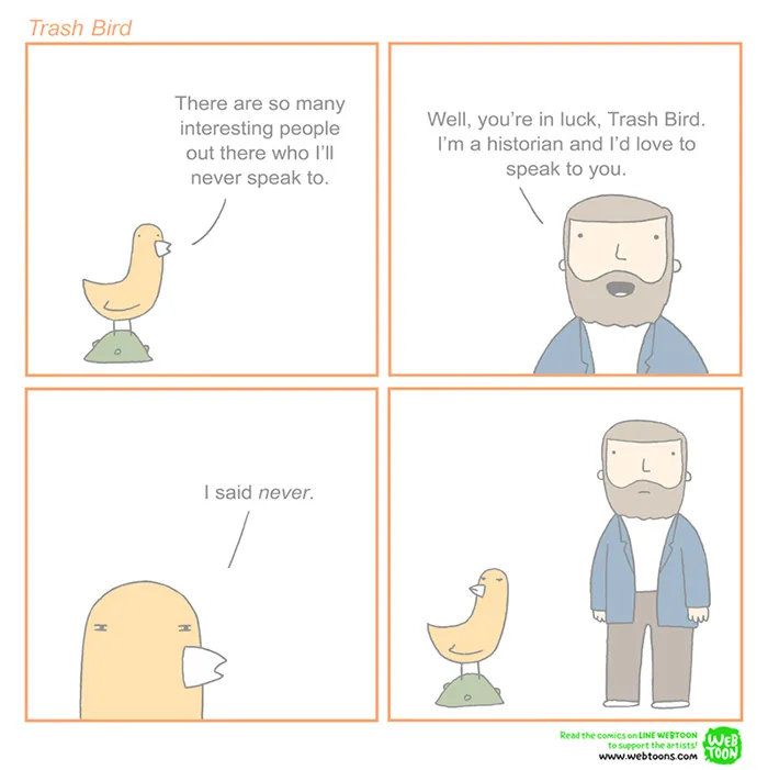 33 Trash Bird Comics By Reza Farazmand