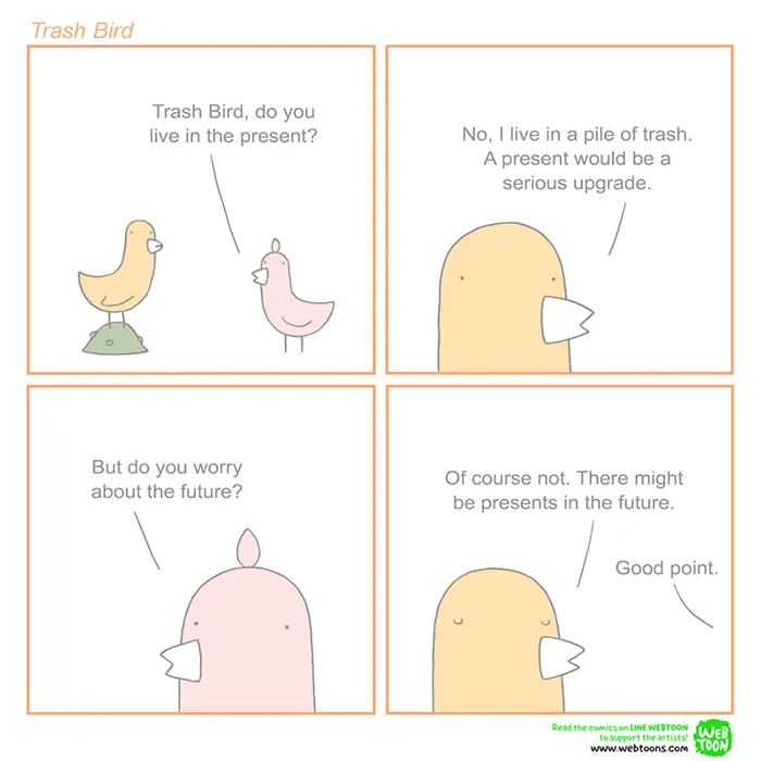 33 Trash Bird Comics By Reza Farazmand