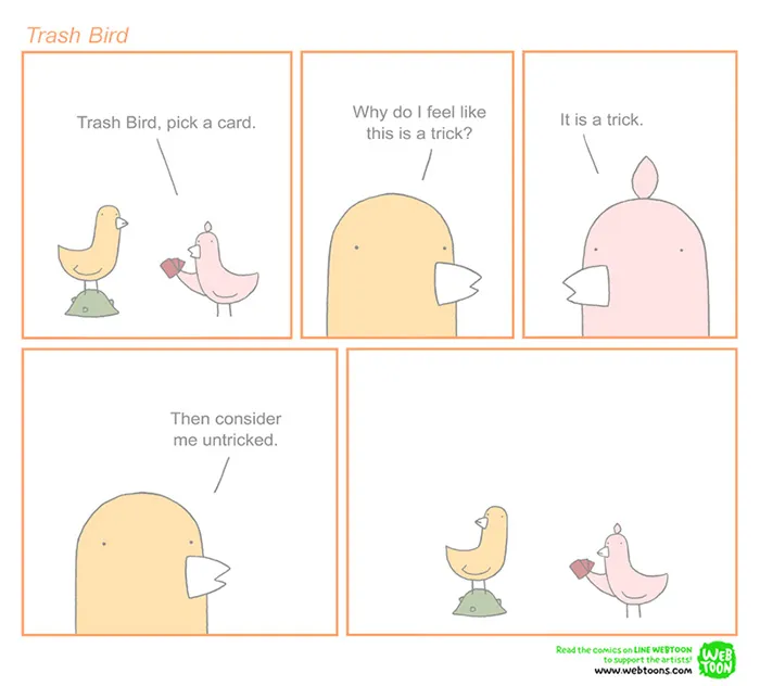 33 Trash Bird Comics By Reza Farazmand