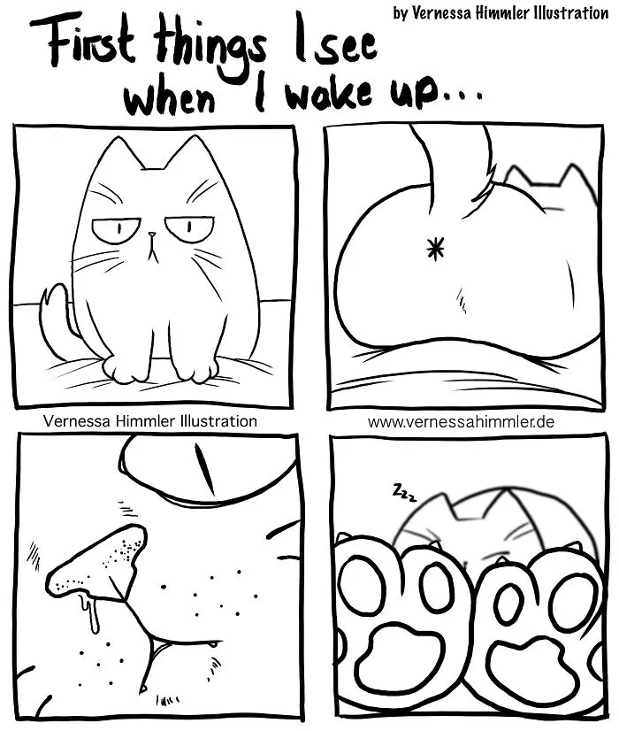 My Diary Comics About My Life With Two Cheeky Cats (Part 2)
