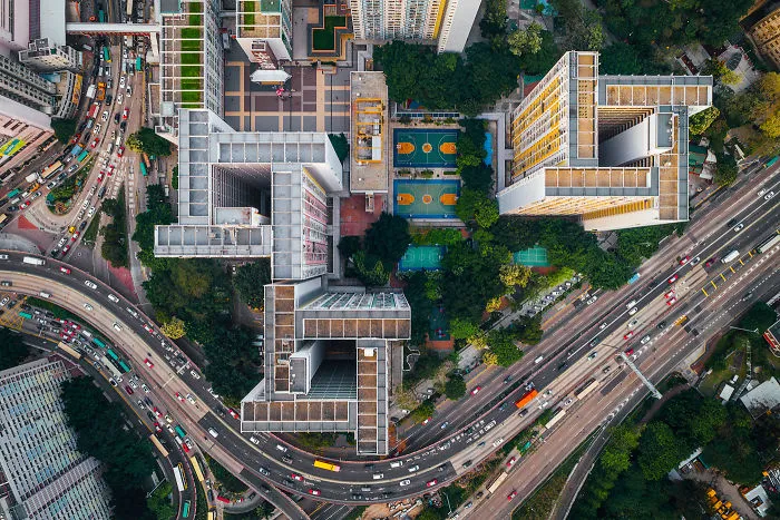 I Photographed The Claustrophobic Living In Hong Kong From Above