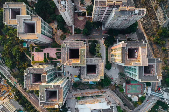 I Photographed The Claustrophobic Living In Hong Kong From Above