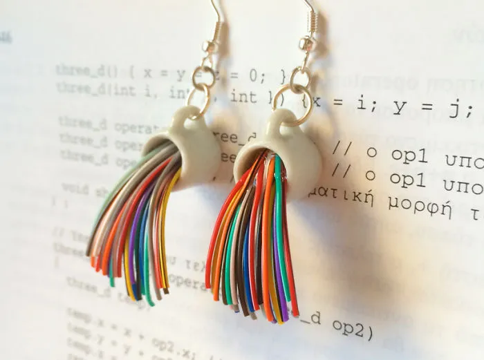 I Turn Old Electronic Devices Into Geeky Jewelry