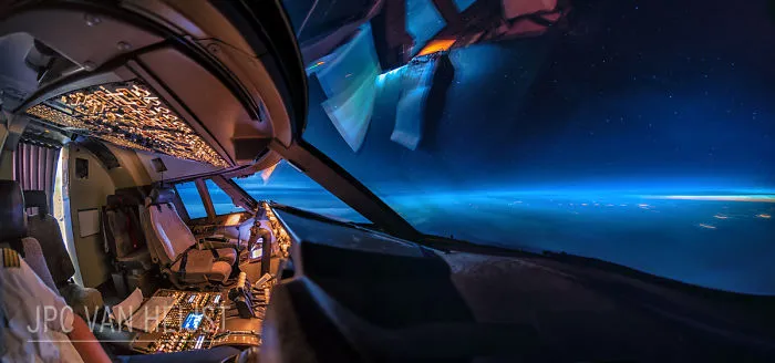 Este piloto de 747 saca increíbles fotos desde la cabina, demostrando que los pilotos tienen las oficinas con mejores vistas del mundo