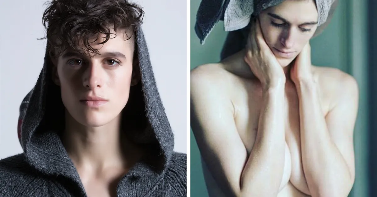 ¿Hombre o mujer? Esta modelo andrógina posa como ambos para desafiar los estereotipos de género