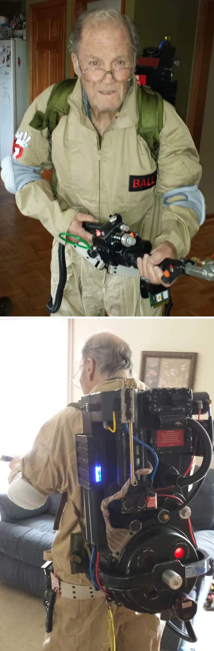 Bill Murray dijo que nadie quiere ver a unos viejos gordos cazando fantasmas. Mi abuelo demuestra lo contrario