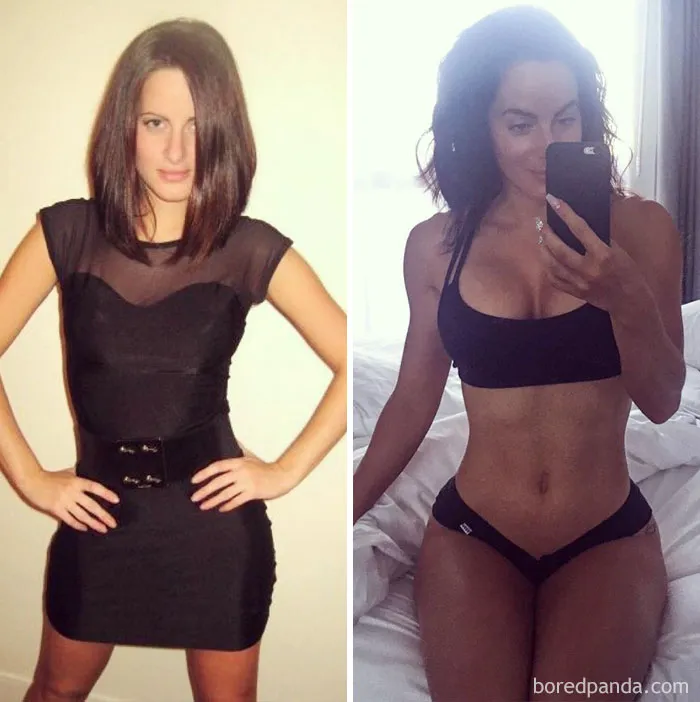 I Am 25 Years Old In The Left Photo, Living In London, Working Hard And Partying Harder. On The Right - Me At The Ripe Young Age Of 33
