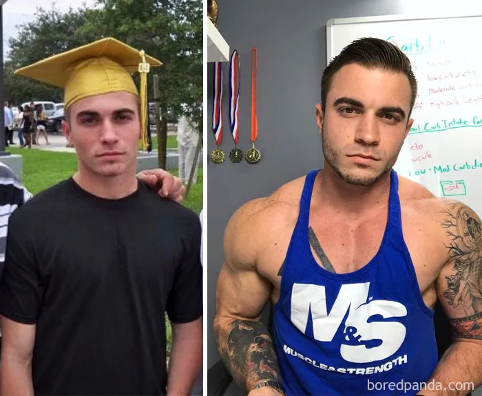 6 Year Transformation. High School Graduation To Now. I Was Diagnosed With Type 1 Diabetes A Few Months After My Graduation
