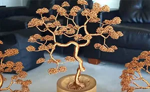 Bonsai Tree Made From Wires