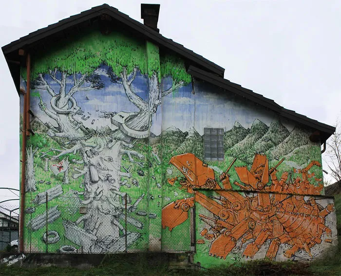 Blur Murals On The Streets Of Italy Facing Environmental And Social Problems