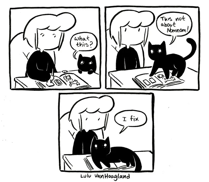 51 Comics By Lulu VanHoagland That Purrfectly Capture Life With Cats