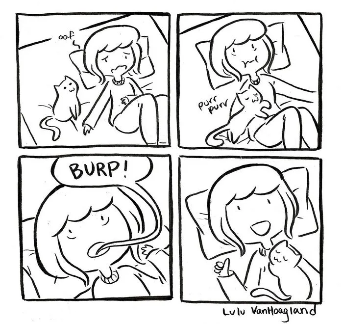 51 Comics By Lulu VanHoagland That Purrfectly Capture Life With Cats