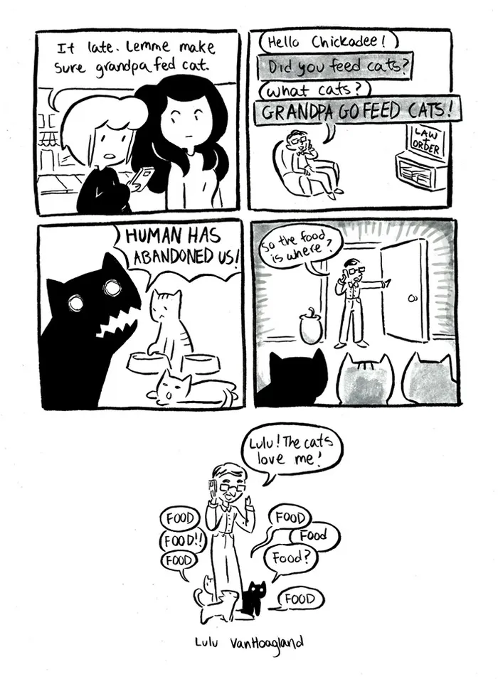 51 Comics By Lulu VanHoagland That Purrfectly Capture Life With Cats