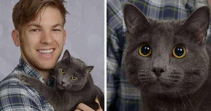 Guy Gets Professional Pictures With His Cat, And They End Up Looking Like Engagement Photos