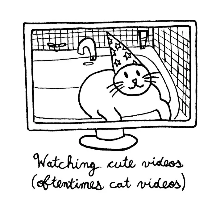 I Illustrated Ways That I Practice Self-Care