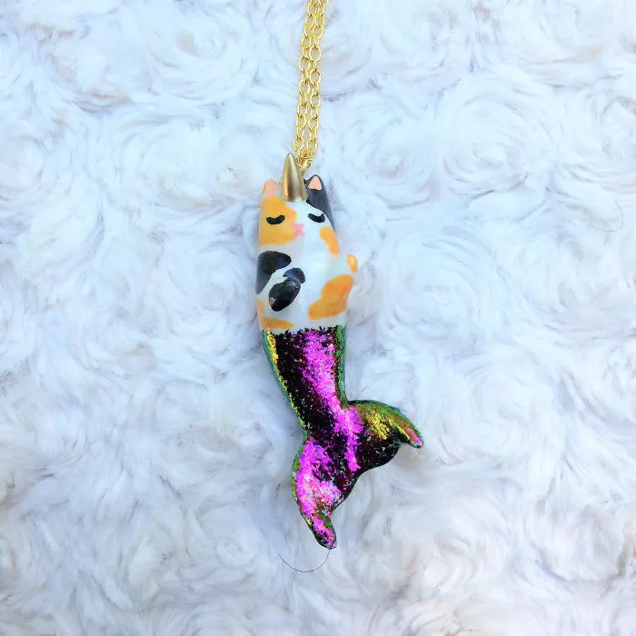 Purrmaid Necklaces By Girl And Her Cat