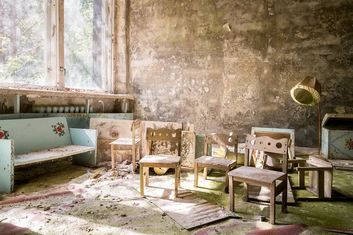 Chairs In A Kindergarten