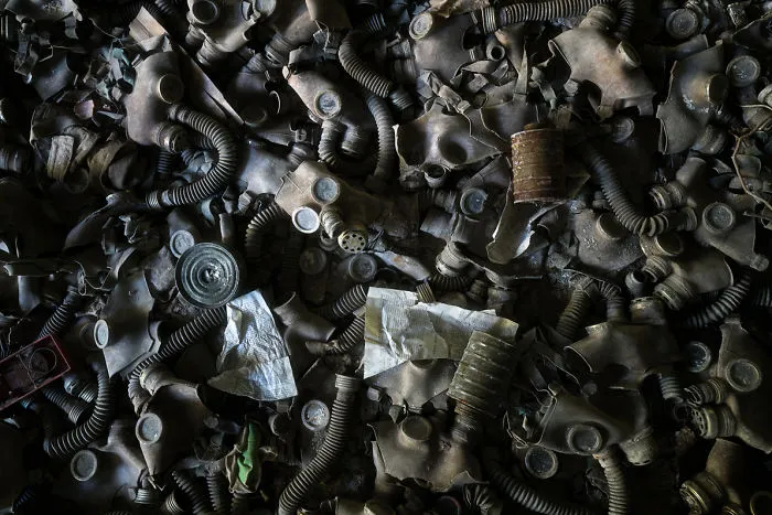 Gas Masks On The Floor