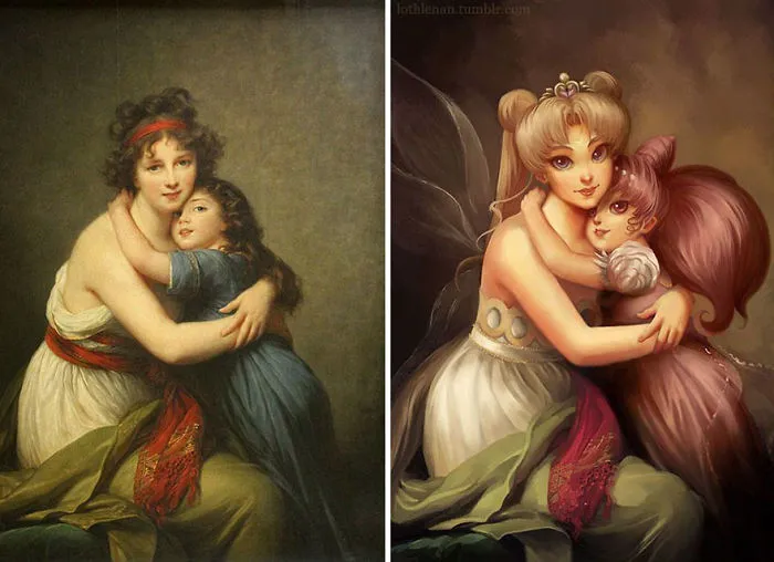 "Autorretrato con su hija", de Madame Le Brun