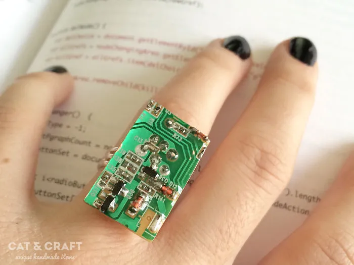 I Turn Old Electronic Devices Into Geeky Jewelry