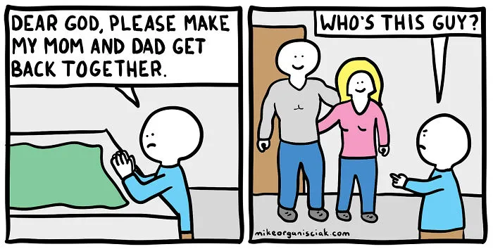Comics about mom and dad getting back together 