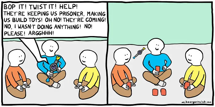 Comics about toys