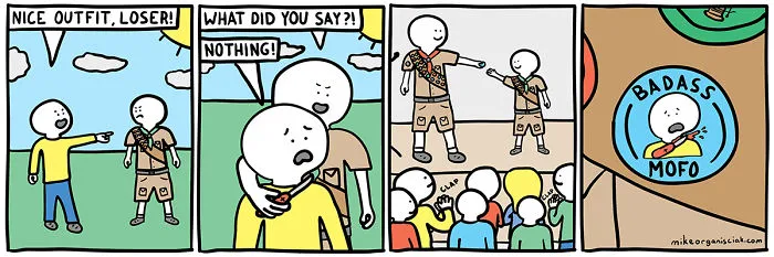 Comics about boy scouts 
