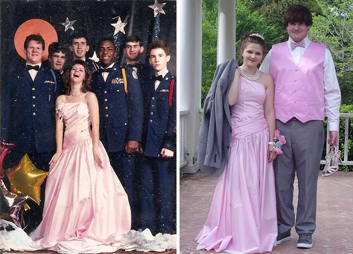 My Daughter Wore The Same Dress I Wore In 1988 To My Senior Military Ball